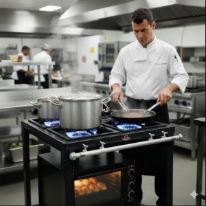 COCINA 03 HORNALLA 03 DOBLE 40 X 40 BP 3 BDG S/HORNO PMD-300F
