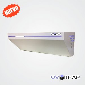 Trampa para moscas con Luz Ultra Violeta y Lámina Adhesiva